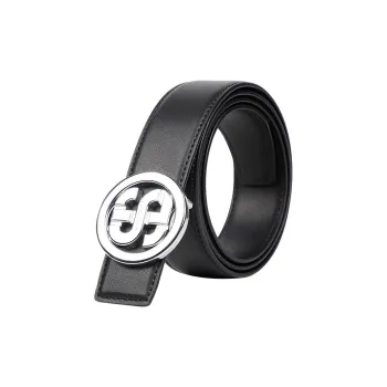 SHERIDan Business Advanced With Elegance Comfort Cow Leather Leather Belts Men's Black