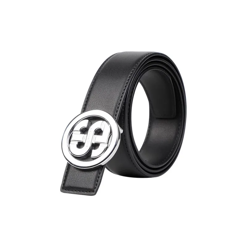 SHERIDan Business Advanced With Elegance Comfort Cow Leather Leather Belts Men's Black-0