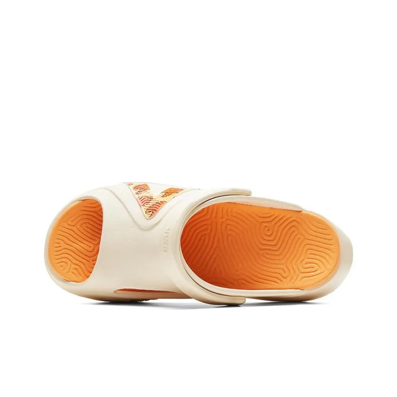 PEAK Slide Slippers Men's Beige Red-3