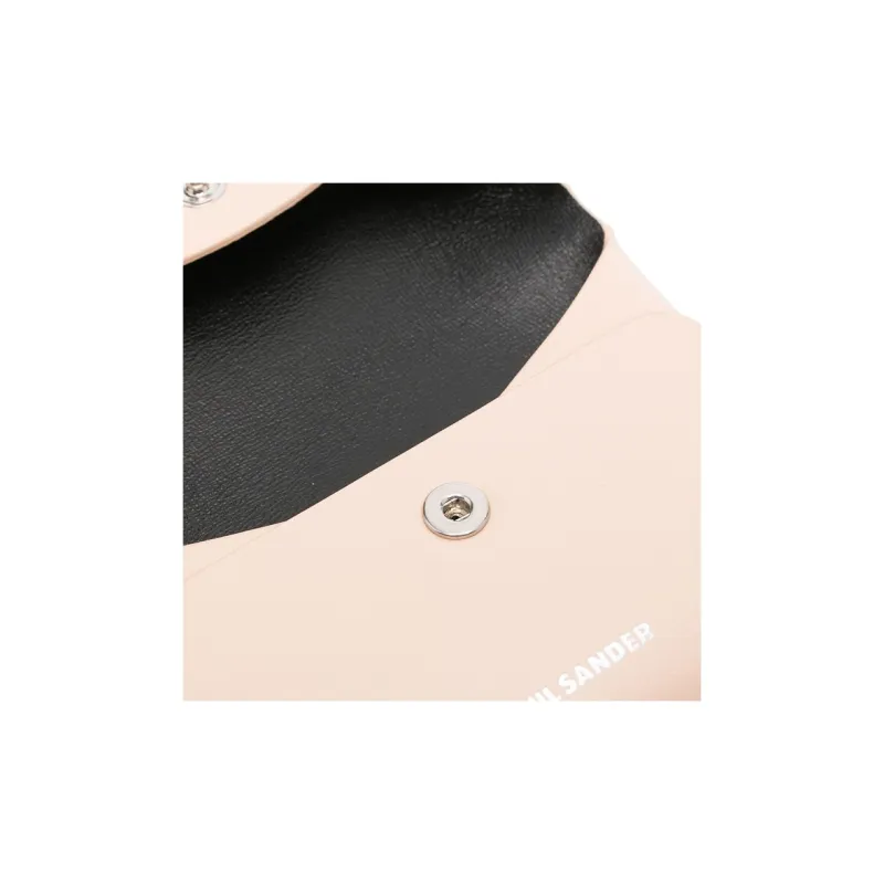 JIL SANDER Calfskin Wallet Women's Rose Pink-2