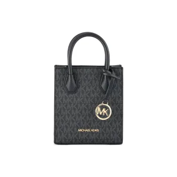 MICHAEL KORS Mercer Leather Tote Bag Shopping Bag Shoulder Bag Handbag Extra Small Women's Black
