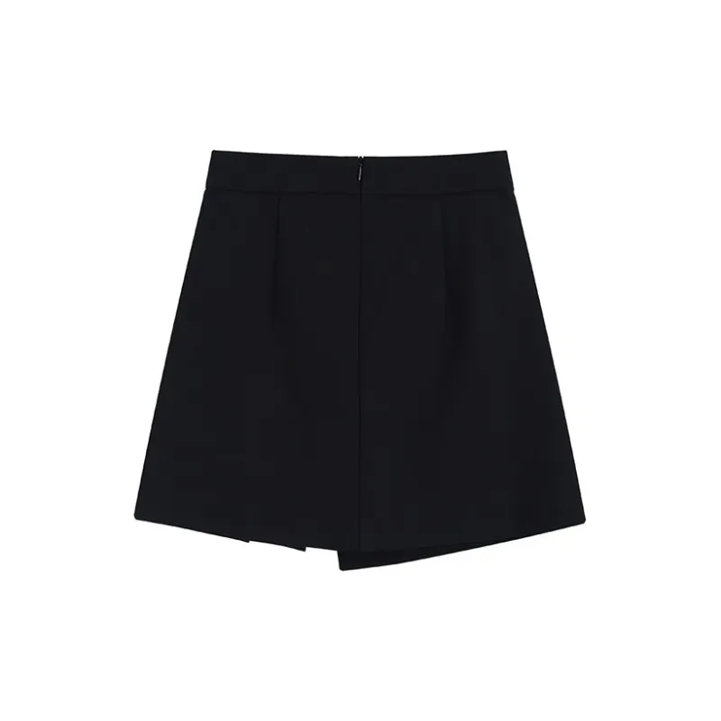 Garbege Casual Short Skirts Women's Black-1