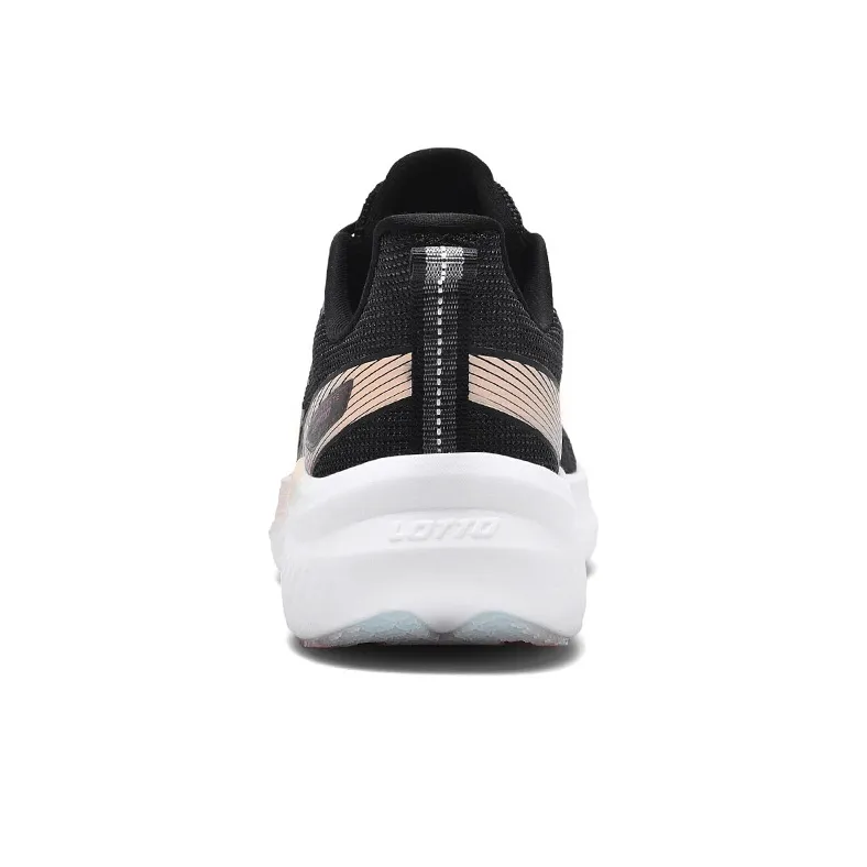 LOTTO Cushioning Anti Slip And Wear Resistant Low Top Running Shoes Women's Black-2