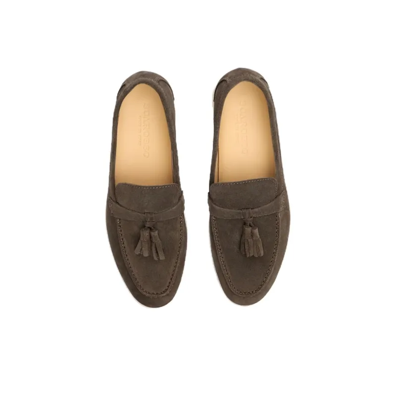 SCAROSSO Leandra Suede Loafers Women's-3