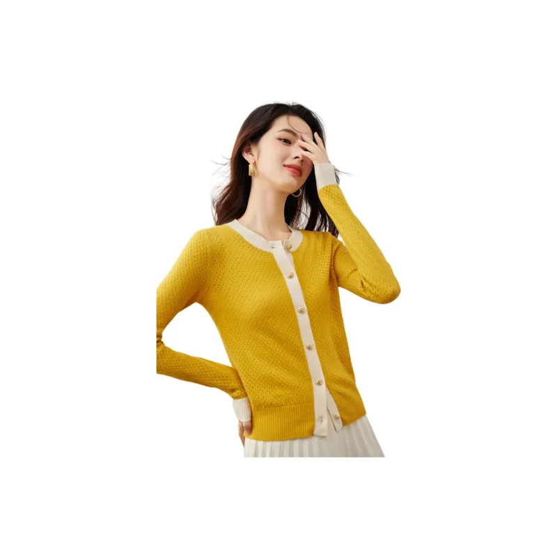 CARBAMMI Sweater Women's Yellow-1