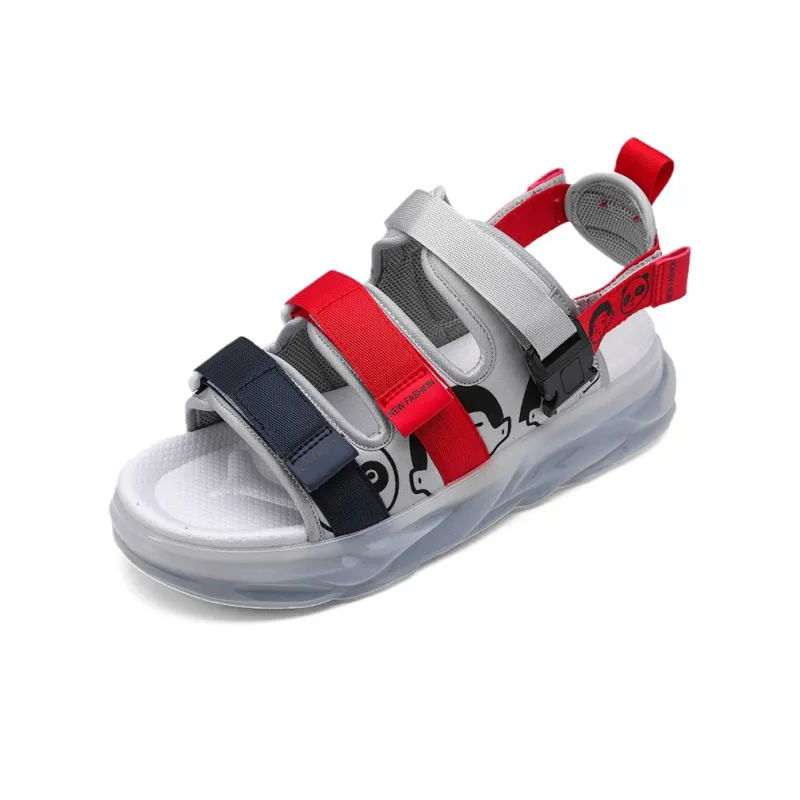PNKE Beach Sandals Men White, Red, Black, White-1