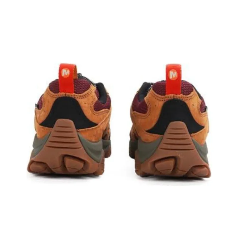 MERRELL MOAB 3 GTX Slip-Resistant Low-Top Outdoor Shoes Men's Yellow Red-4