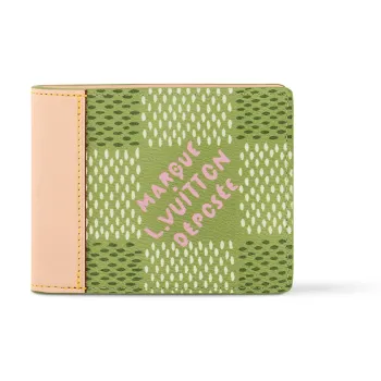 LOUIS VUITTON By Tyler The Creator Slender Wallet Green Damier Golf