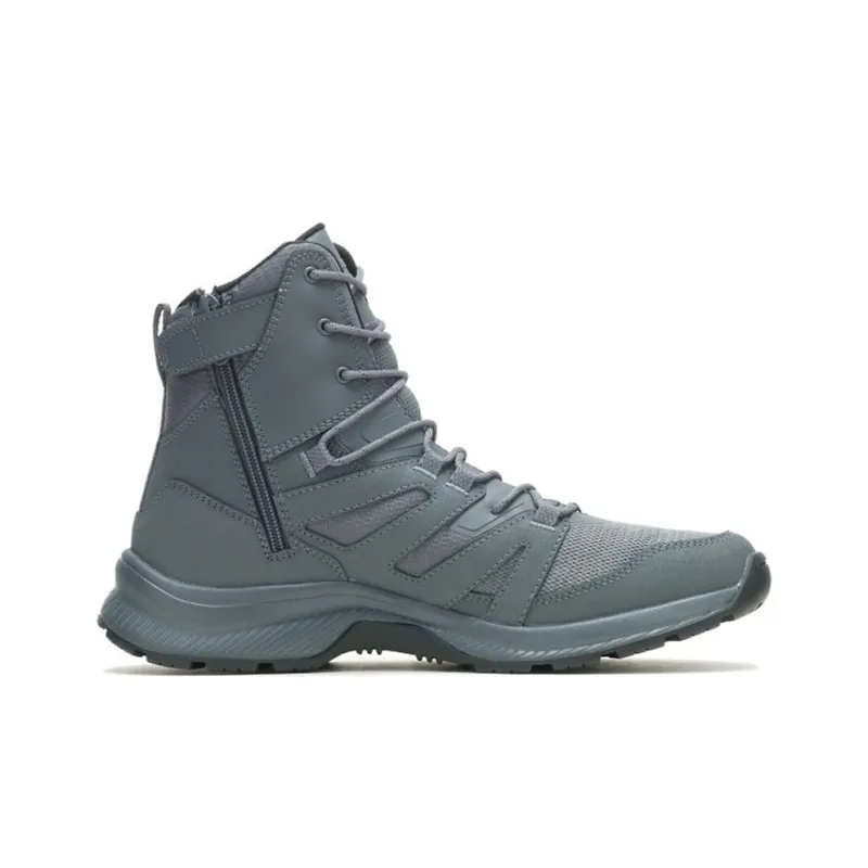 BATES Cushioning Anti-Slip And Wear-Resistant High-Top Outdoor Shoes Men's Gray-1