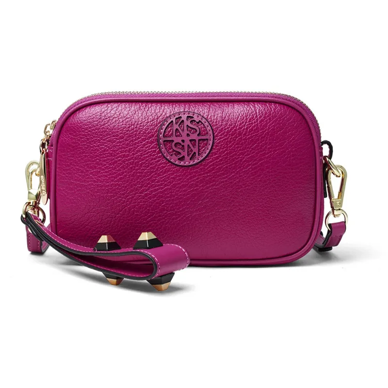 KAISER Cow Leather Crossbody Bag Regular Women's Multicolor-16