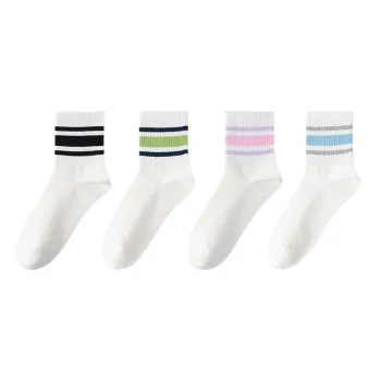 MIIOW Mid Calf Socks Men's 4 Pack