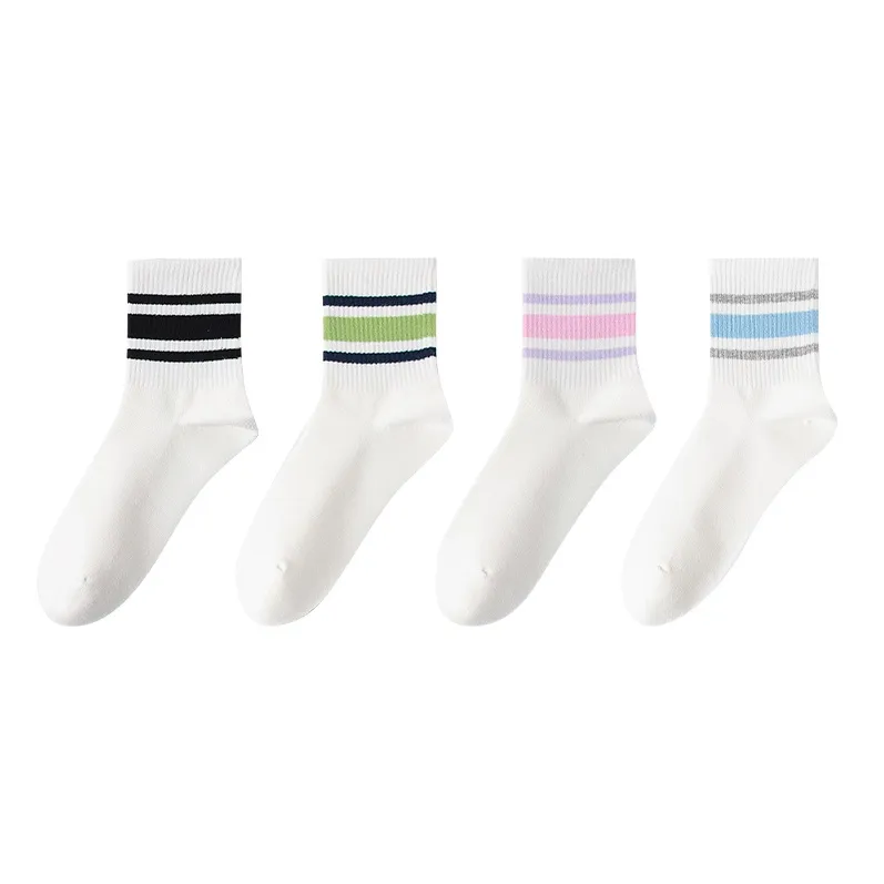 MIIOW Mid Calf Socks Men's 4 Pack-0