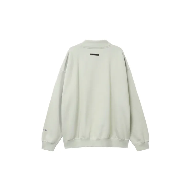 Fear Of God Essentials Ssense Exclusive Mock Neck Sweatshirt-1