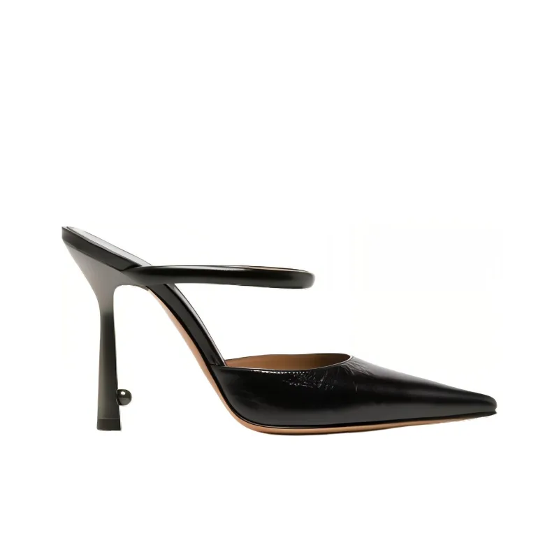 OFF-WHITE Lollipop 110mm Patent-leather Mules-1