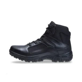 BATES Vibram Cushioned Slip-Resistant Breathable High-Top Outdoor Shoes Unisex Black