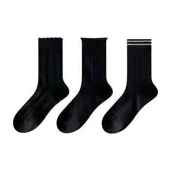 AUGUST Mid Calf Socks Women's 3 Pack