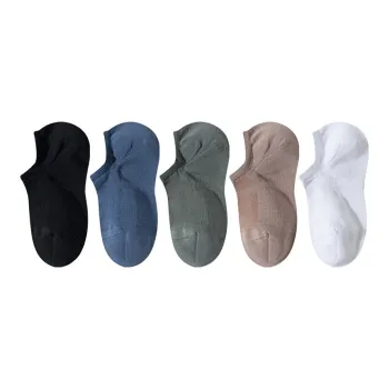 AUGUST No-Show Socks Men's 5 Pack