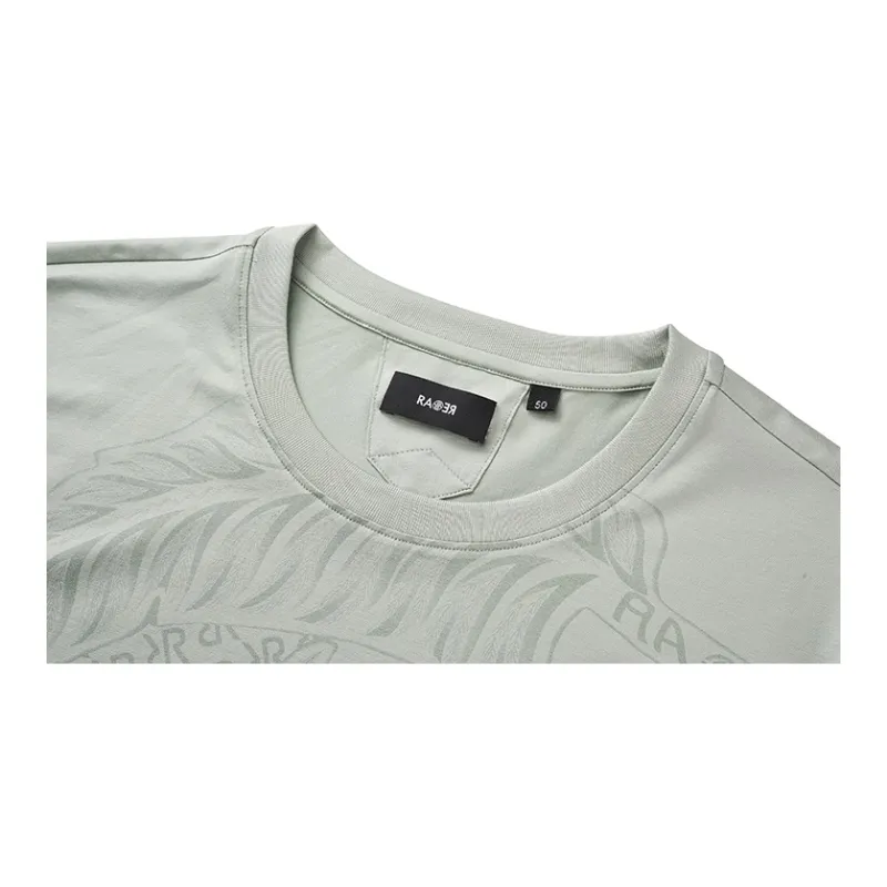 RARE Short Sleeved T Shirts Men's Light Green-3
