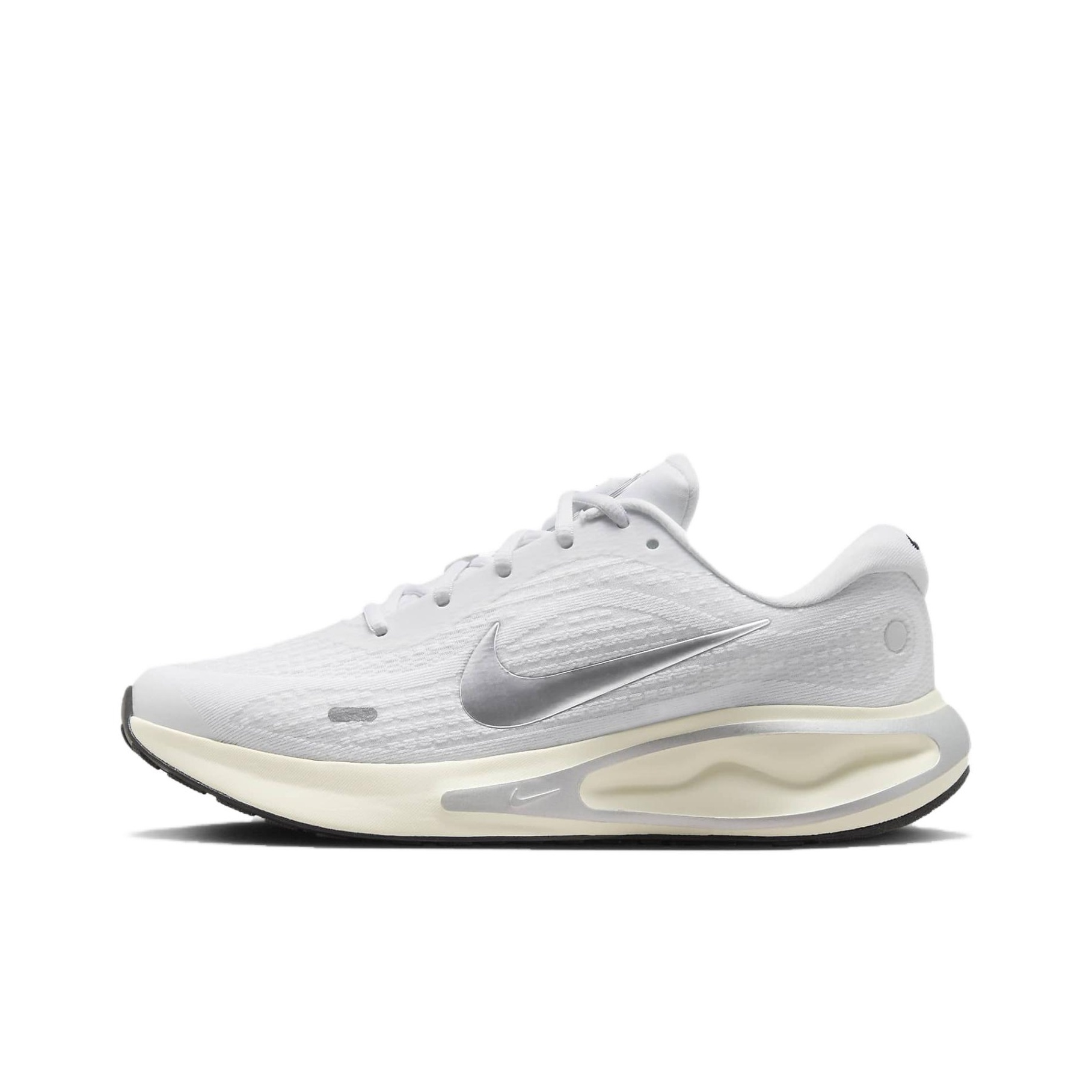 Nike Women s Journey Run White Metallic Silver POIZON