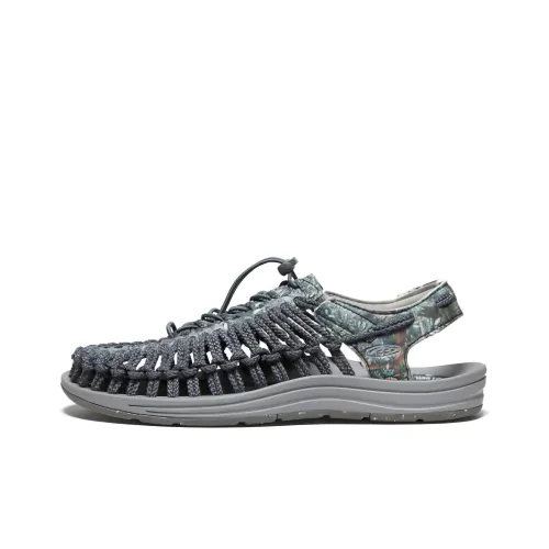 KEEN Uneek Wear Resistant Slip Resistant River Trekking Shoes Men's Black