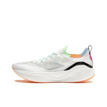 LiNing YueYing 3.0 Pro Cushioning Anti Slip And Wear Resistant Rebound Low Top Running Shoes Men's White Green