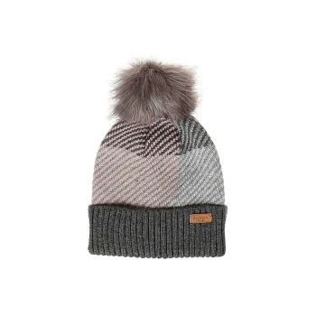 BARBOUR Acrylic Fiber Beanies Women's Gray