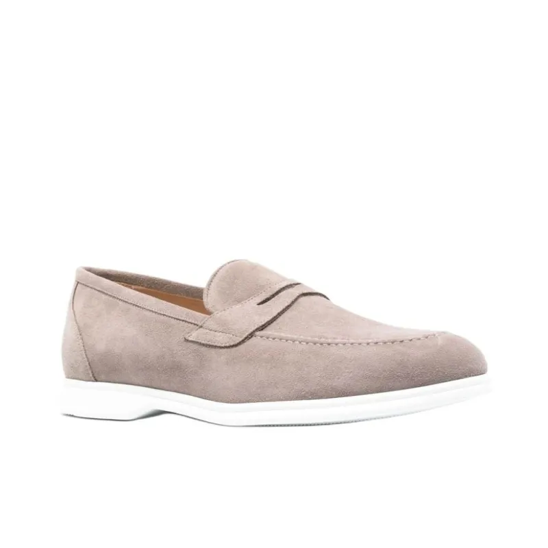 KITON Penny Slot Suede Loafers-2