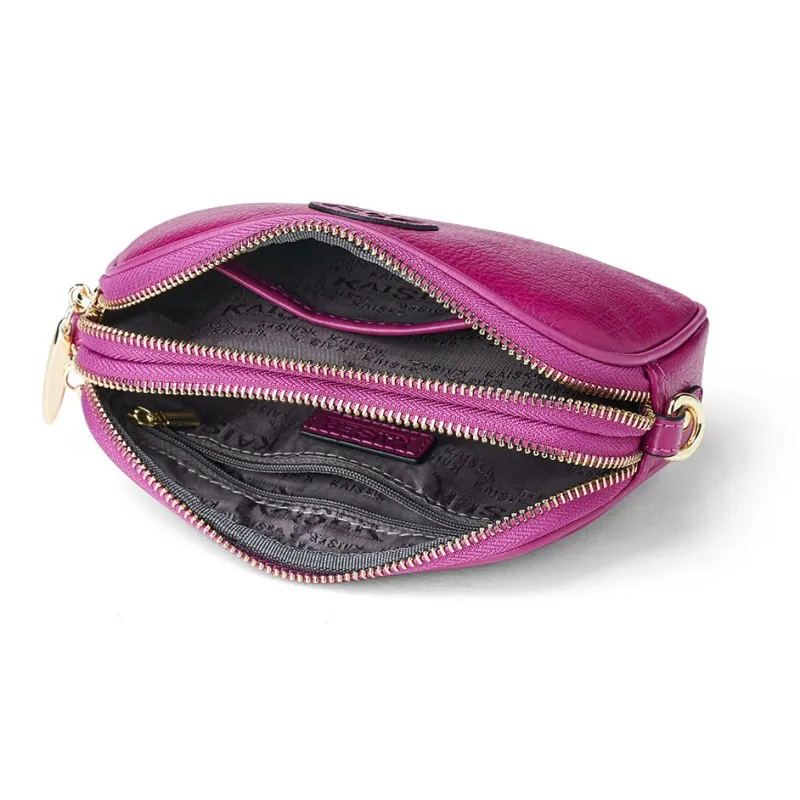 KAISER Cow Leather Crossbody Bag Regular Women's Multicolor-20