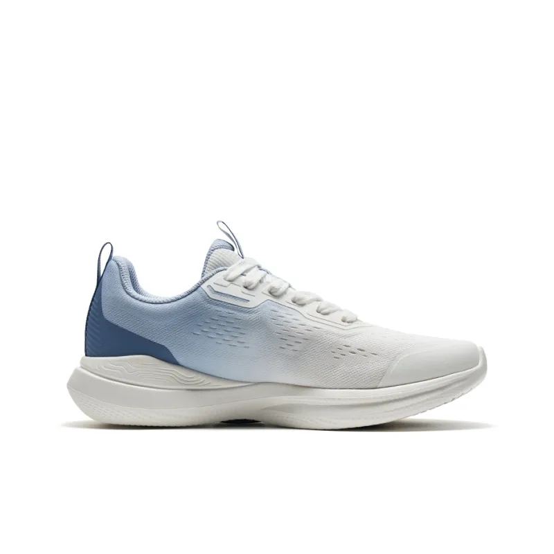 XTEP Soft Cube Lightweight Coverage Low Top Running Shoes Men's Sail White/Evening Mist Blue/Vintage Blue-1
