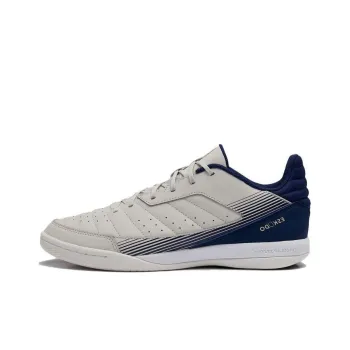 DECATHLON ESKUDO 500 IC/IN Wear-Resistant Soccer Shoes Men's White Blue