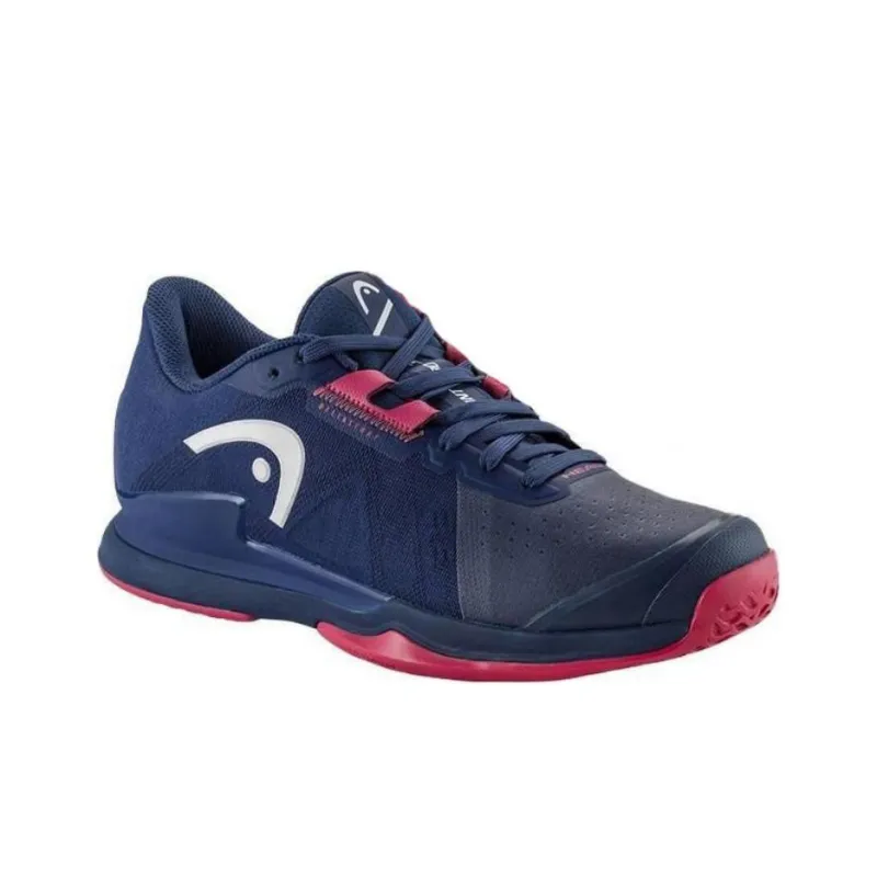 HEAD Sprint Pro 3.5 Low Top Tennis Shoes Women's Blue Red-1