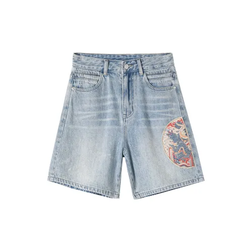 HIPPIEMISS Denim Shorts Women's Light Blue