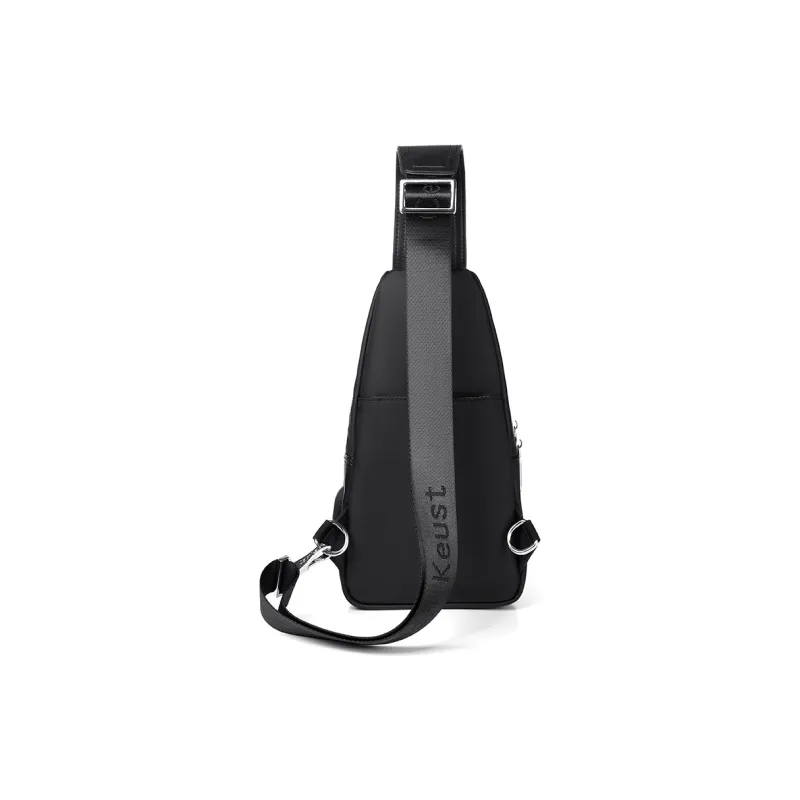 Ceion Keust Oxford One Shoulder Crossbody Bag, Sling Bag Men's Blue/Black-16