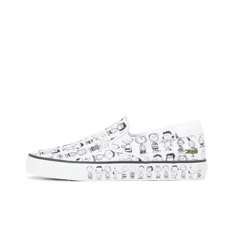 LACOSTE Low Top Skateboard Shoes Men's White-0