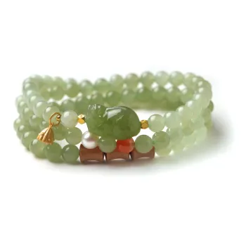 Tokai Family Bracelets Green Jade Women's