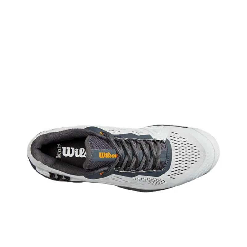 Wilson Rush Pro Abrasion Resistant Low Top Tennis Shoes Women's Silver Gray-3
