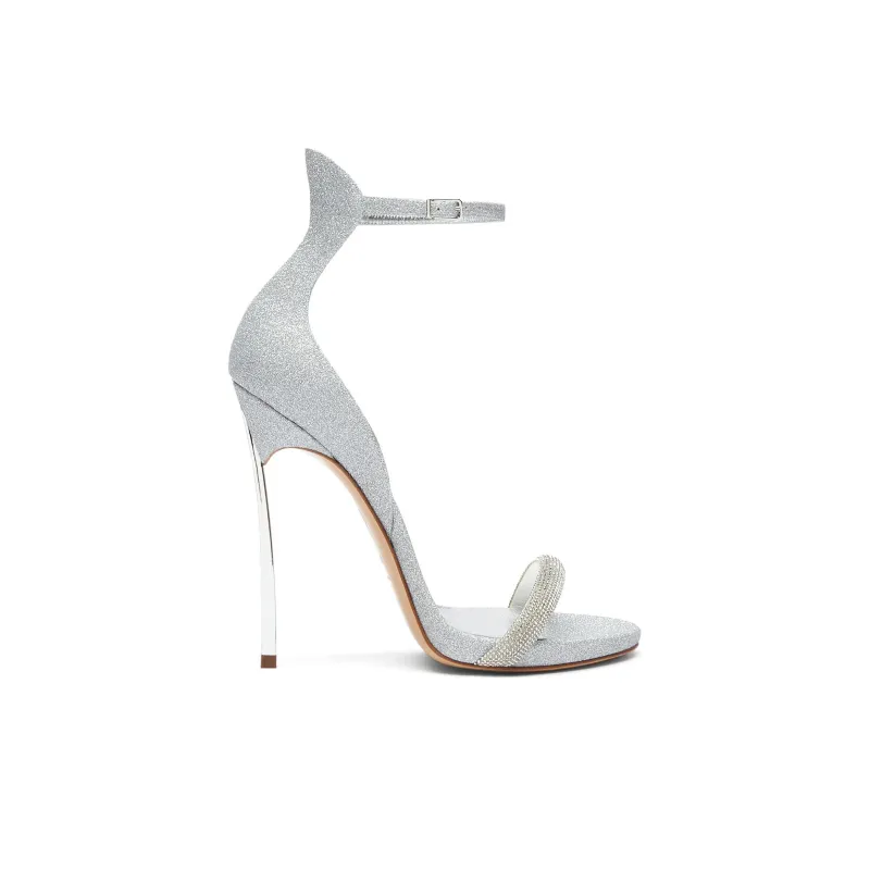 Casadei Cappa Blade Strap Sandals 10cm Women's Silver-1