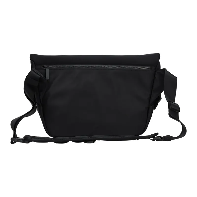 FILA FUSION Fabric Shoulder Bag, Crossbody Bag Regular Unisex Pitch Black-2
