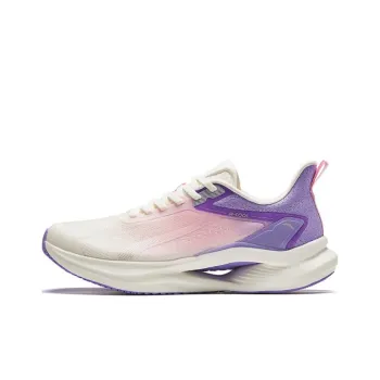 Anta Taming The Wind Cushioning, Breathable, Lightweight Low Top Running Shoes Women's White Cyan