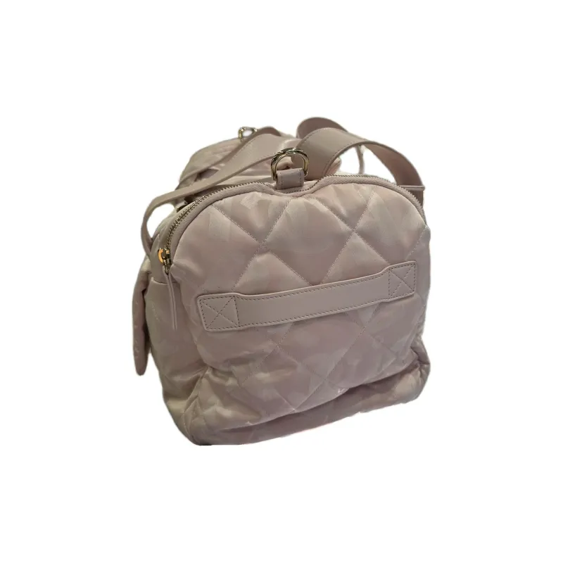 CHANEL Fabric Handbag Travel Bag Unisex-1
