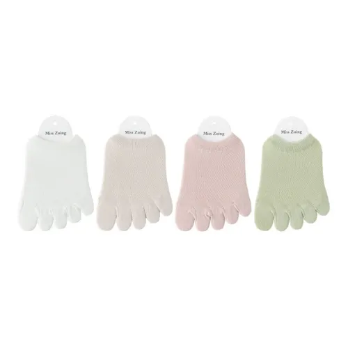 AUGUST No Show Socks Women's 4 Pack