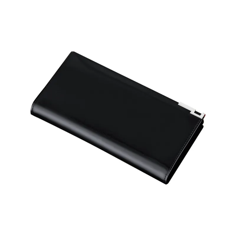 WilliamPOLO Cow Leather Long Wallet Anti-Theft Handle Zip Closure Cell Phone Pouch Regular Men's Multicolor-3