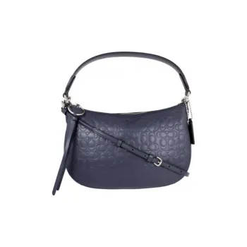 COACH Sutton Leather Handbag Shoulder Bag Crossbody Bag Shoulder Bag Women's Dark Blue
