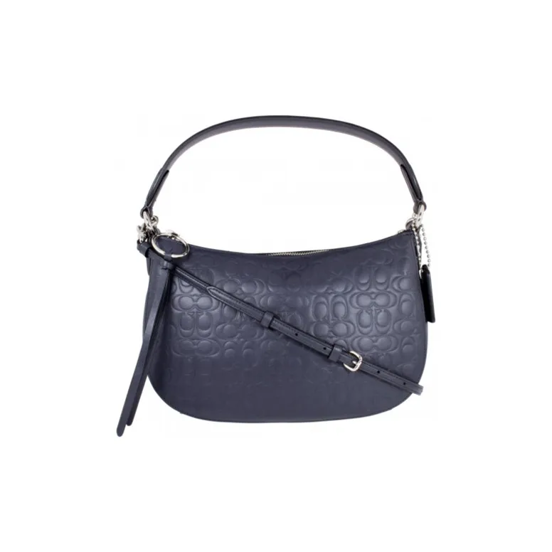 COACH Sutton Leather Handbag Shoulder Bag Crossbody Bag Shoulder Bag Women's Dark Blue-0