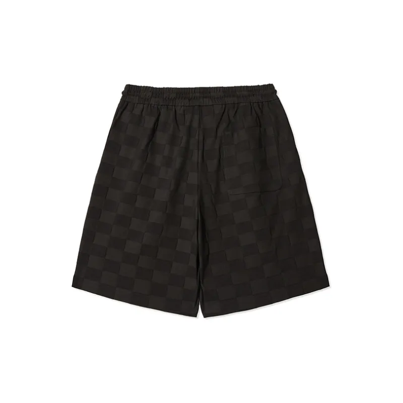Cabbeen Casual Shorts Men's Coal Black-1