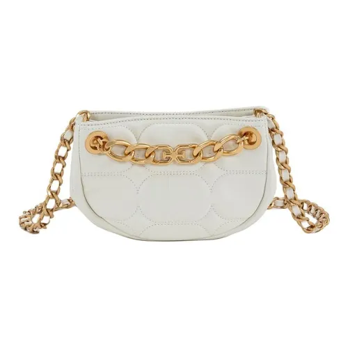 SAM EDELMAN Sheepskin Handbag Shoulder Bag Small Size Women's Milk White