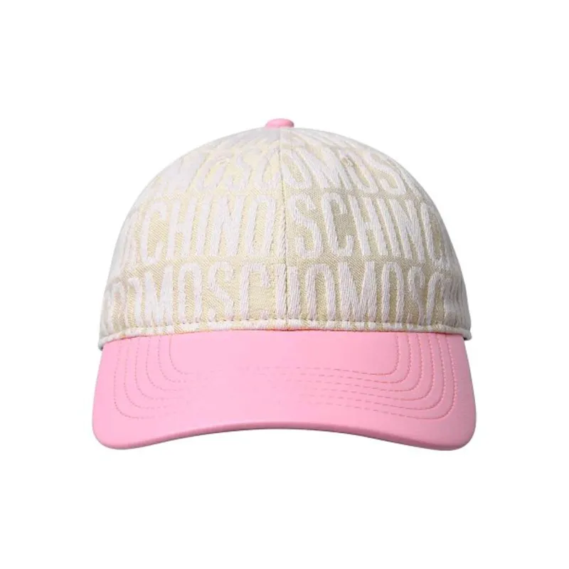 MOSCHINO Cotton Viscose Baseball Caps Women's Pink-0