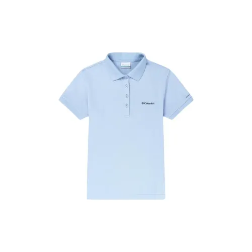 Columbia Polo Shirts Women's Light Blue