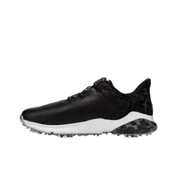 Callaway Cushioning, Wear Resistant Low Top Golf Shoes Men's Black White