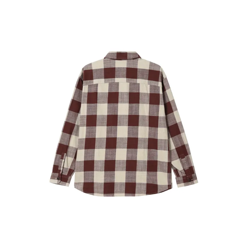 UNIQLO Shirts Unisex Dark Red-1